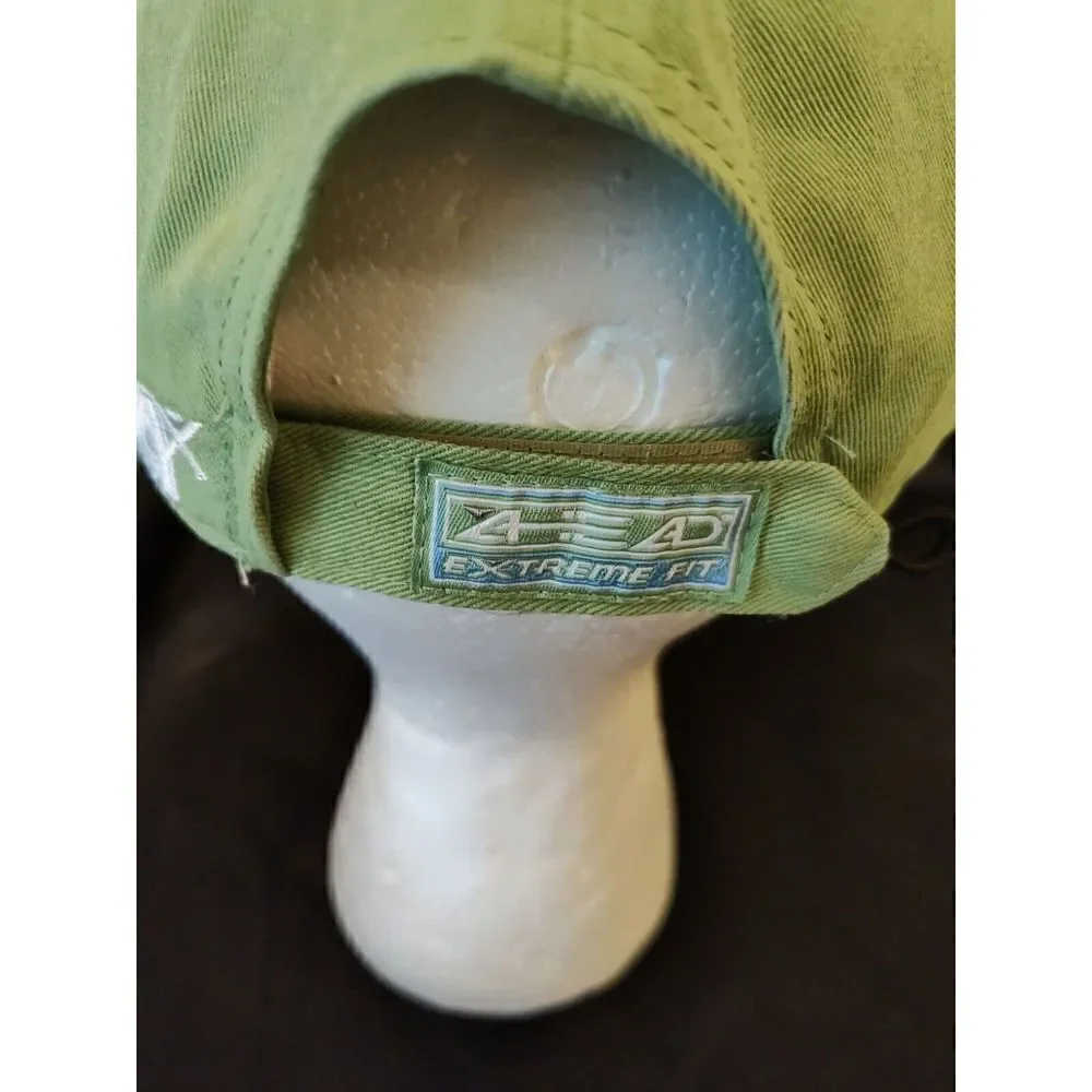 USGA Golf Hat Woodstock Catch The Spirit Adjustable Cap Green/white Extreme Fit